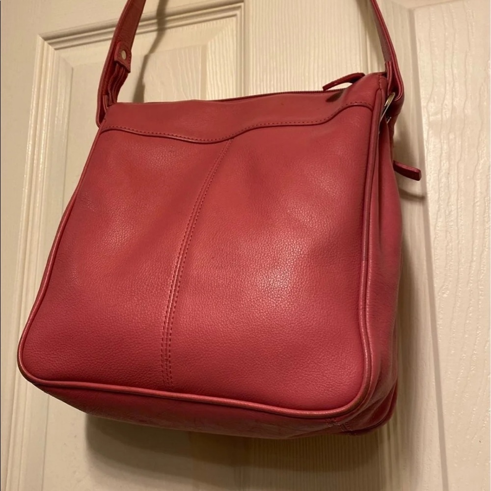 Purse wilson leather hand bag long handl